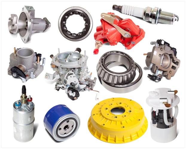 工业美学与机械力量 工业风产品摄影下的汽配零件